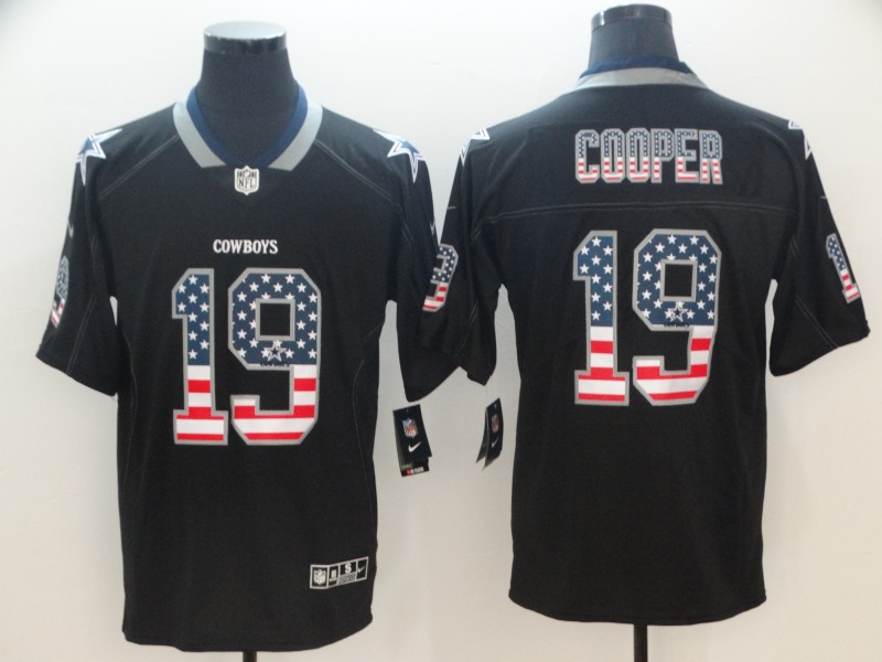 Men's Dallas Cowboys Amari Cooper #19 Black Jersey